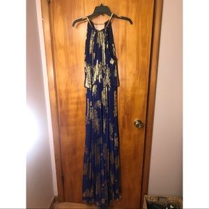 Blue & Gold Gown